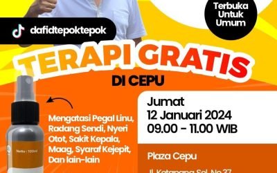 Aksi Tepok-Tepok Terapi Gratis di Cepu Bantu Atasi Berbagai Penyakit