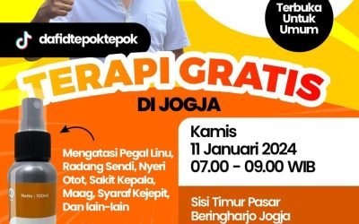 Aksi Tepok-Tepok Terapi Gratis di Jogja Bantu Atasi Berbagai Keluhan Kesehatan